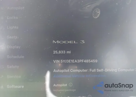 2023 Tesla Model 3 Rear-Wheel Drive из США, поврежденный, VIN 5YJ3E1EA3PF485459